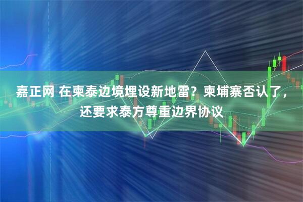 嘉正网 在柬泰边境埋设新地雷？柬埔寨否认了，还要求泰方尊重边界协议